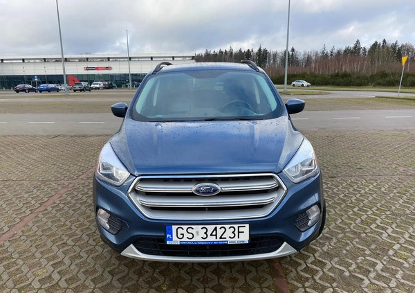 Ford Escape cena 60500 przebieg: 78000, rok produkcji 2017 z Słupsk małe 277